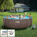 Бассейн каркасный 549х132см Laguna vista Р20-1852-S, песочный фильтр-насос и аксессуары