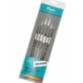 Набор кистей Pinax Creative line синтетика white taklon 6 шт, круглые