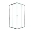 Душевой уголок Triton Вента-Хром 100x100 квадрат без поддона, квадратная форма, цвет профиля хром, стекло прозрачное