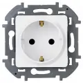 Розетка 2К+З немецкий стандарт 16 А 250 В~ INSPIRIA белый | код 673720 | Legrand (6шт. в упак.)