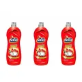 Active /Гель-концентрат для мытья посуды Red Клубника и малина, 750 мл, 3 шт