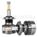 LED лампы Round Light 12 CSP для линзованных фар и дальнего света H7 комплект - 2 шт