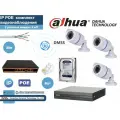 Полный готовый DAHUA комплект видеонаблюдения на 3 камеры 4мП (KITD3IP100W4MP_HDD1Tb)