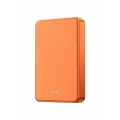 Магнитный внешний аккумулятор Wiwu Ultra Thin 10000mAh (P15-1), тонкий, с MagSafe - Orange