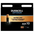 Батарейки DURACELL Optimum ААA/LR03-10BL
