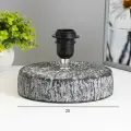 Основание для настольной лампы «Суше» E27 40 Вт серый 26×26×23 см RISALUX