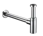 Сифон для раковины WasserKRAFT, Хром