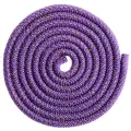 Скакалка гимнастическая, 2,5 м, 150 г, цвет фиолетовый/золото/люрекс