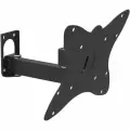 Кронштейн для телевизора наклонный - поворотный LE'STER настенный, для диагонали 10 - 55 дюймов, до 25 кг, VESA 100x100 мм, 200x100 мм и 200x200 мм