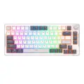 Беспроводная механическая клавиатура RK Royal Kludge H81 81 клавиш RGB подсветка, Russian White night, Blue Switch