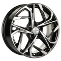Колесный диск Khomen Wheels KHW1716 7х17/5х112 D57.1 ET40, Black-FP