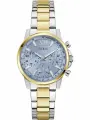 Наручные часы GUESS, серебряный, золотой