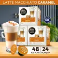 Кофе в капсулах Nescafe Dolce Gusto LATTE MACCHIATO CARAMEL, 48 порций для капсульной кофемашины, 3 упаковки по 16 шт