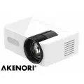 Проектор Akenori LED-3000MPS(white) белый портативный с возможность работы от powerbank