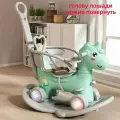 Лошадка-каталка Троянский Конь, для детей 1-3 лет, с ремнями безопасности
