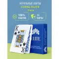 Игральные карты пластиковые Copag Elite Jumbo Index, синие 1 колода