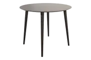 Стол круглый обеденный Сканди 2, Серый/венге, 90*90 см, Mebelson