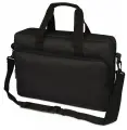 Сумка Oasis Planar для ноутбука 17, карманы, на молнии, с ручками и плечевым ремнем, черный