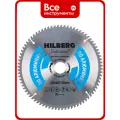 Диск пильный Hilberg Industrial Алюминий 230x30x80Т HA230, для чистого и точного