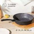 Сковорода из литого алюминия Pragma Kelkas 26 см с антипригарным покрытием