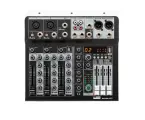 Echo Acoustic MicroStar 21FX Компактный микшерный пульт, 2xМик, +48V, 1xСтерео, 2 AUX-шина, процессор эффектов, USB-A, MP3-Playe