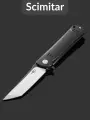Складной нож Bestech Scimitar BG06A-2, сталь D2, рукоять Black G10