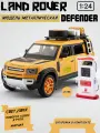 Машинка металлическая коллекционная модель Land Rover Defender CZ169A (Цвет: Желтый)