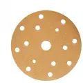 Шлифовальный круг Sunmight (Санмайт) GOLD B312T, 150 мм, на липучке, P240, 15 отверстий, 100 шт.