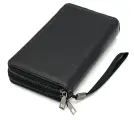 Портмоне HIDEON, фактура гладкая, черный