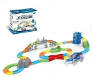 Автотрек Магический Трек , гибкий, светится в темноте, 261 деталь, лифт