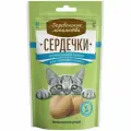 Деревенские лакомства для кошек Сердечки с таурином для здоровья сердца 30г (6штук)