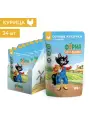 Влажный корм Ферма кота Фёдора - Сочные кусочки для кошек с курицей, 85г х 24 шт