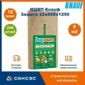 Мягкие древесноволокнистые плиты (мдвп) КНАУФ Защита 22х600х1250, 9 м2, 12 плит / Теплоизоляция звукоизоляция Кнауф
