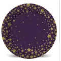 Набор бумажных тарелок ND Play Звезды на черном - 2, 230 мм 6 штук