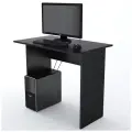 Стол письменный для школьника, компьютерный Ascetic 900, 90х54х73.2 см, черный
