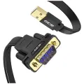 Переходник/адаптер GCR USB - DB9 RS-232 (GCR-UOC5M), длина 1.5 м, 1 шт., черный