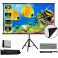VEIDADZ 84экран для проектора без складок черный фон штатив