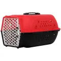 Клиппер-переноска для животных Чистый котик HP-C01 32х26х48 см 48 см 26 см 32 см красный