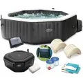 Бассейн гидромассажный, СПА-джакузи 180х180х71см (201см диагональ) 795л 28458