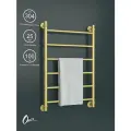 Полотенцесушитель Водяной Onix, модель Classic Gold 500x800 Лесенка с нижним подключением, Матовое золото, полный комплект