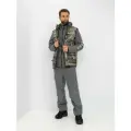 Костюм-тройка тактический мужской демисезонный Huntsman Тайга 3 ветровлагозащитный, камуфляжный, ткань Alova, цвет лабиринт/серый (р.44-46/182-188)