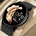 Смарт часы женские круглые умные наручные, AMOLED, Bluetooth Talking Smartwatch, поддержка IOS/Android системы.