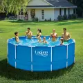 Бассейн каркасный Laguna Vista Р20-1452, 427x132 см, круглый, синий