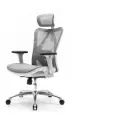 Кресло компьютерное FALTO VIVA AIR (2D поясничный упор, сетка, каркас серый, серый)