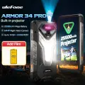 【 Мировая премьера】Ulefone Armor 34 Pro 5G AI Защищенный Смартфон 25500mAh до 32GB+512GB Встроенный проектор 120Hz 6.95 NFC Прочный телефон Светодиодный Свет IP69K 64MP ночного видения мобильный телефон
