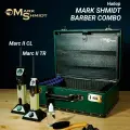 Набор Mark Shmidt Barber Combo: кейс, машинка для стрижки Marc II CL, Триммер Marc II TR, сменные корпуса
