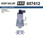 Клапан EGR EAG арт. 657412