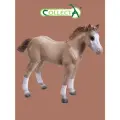 Фигурка животного Collecta Лошадь Жеребёнок Кватерхорс буро-коричневый, 88814b