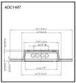 Диск тормозной | зад | ALLIED NIPPON арт. ADC1497