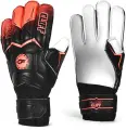 Перчатки вратарские CF-21031 размер: 4 черно-оранжевый, перчатки для футбола.